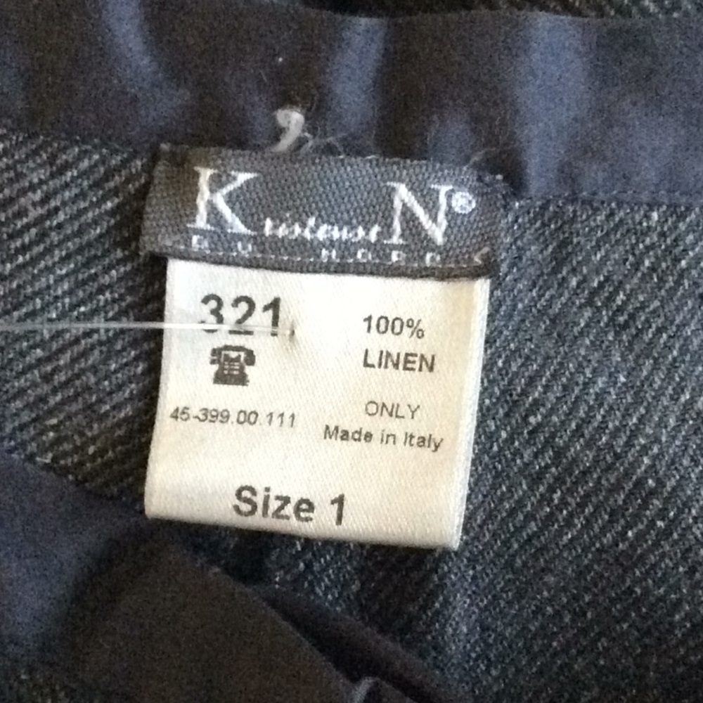 Kristensen DuNord Linen Side Pocket Wide Leg Pants - Picture 3 of 6